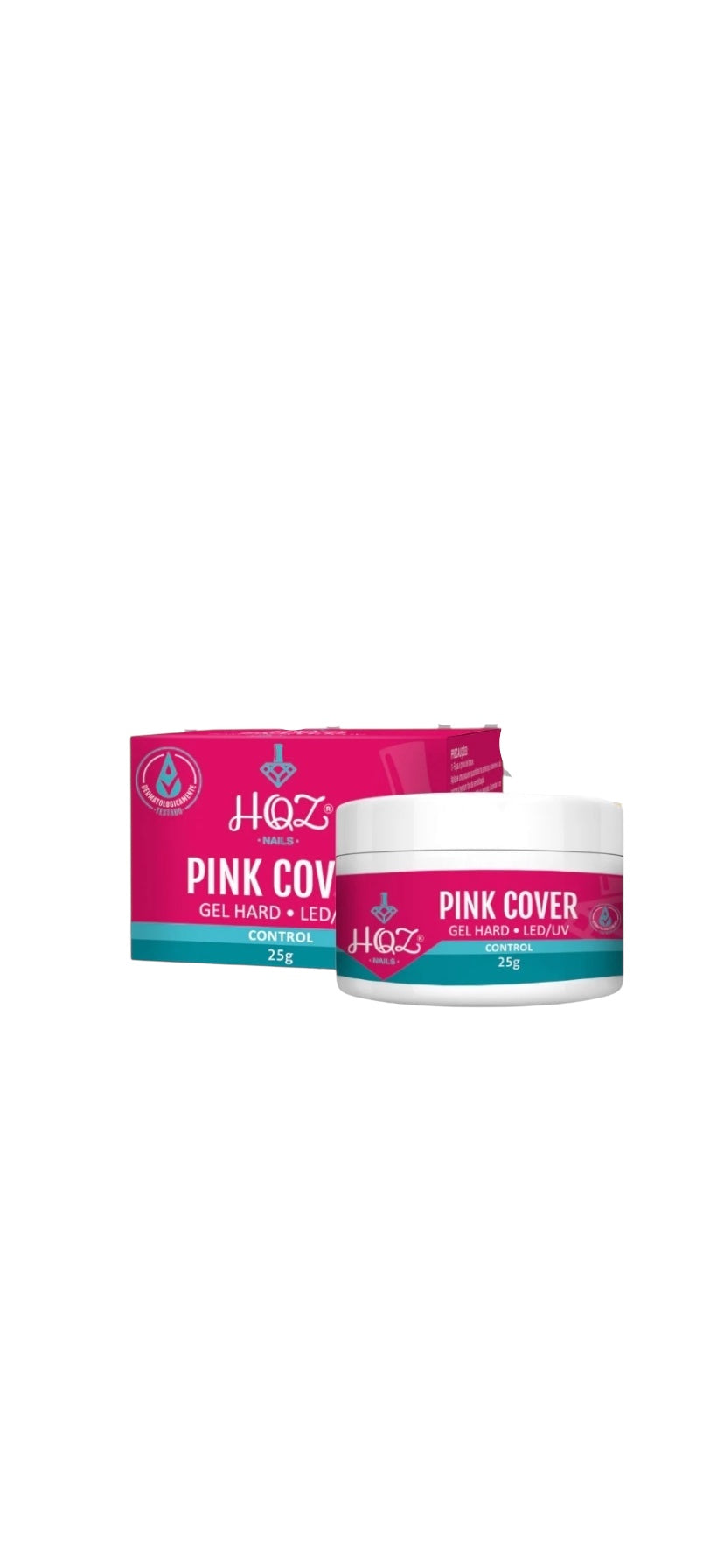Gel Pink Cover Hard Control 25g - HQZ Nails
