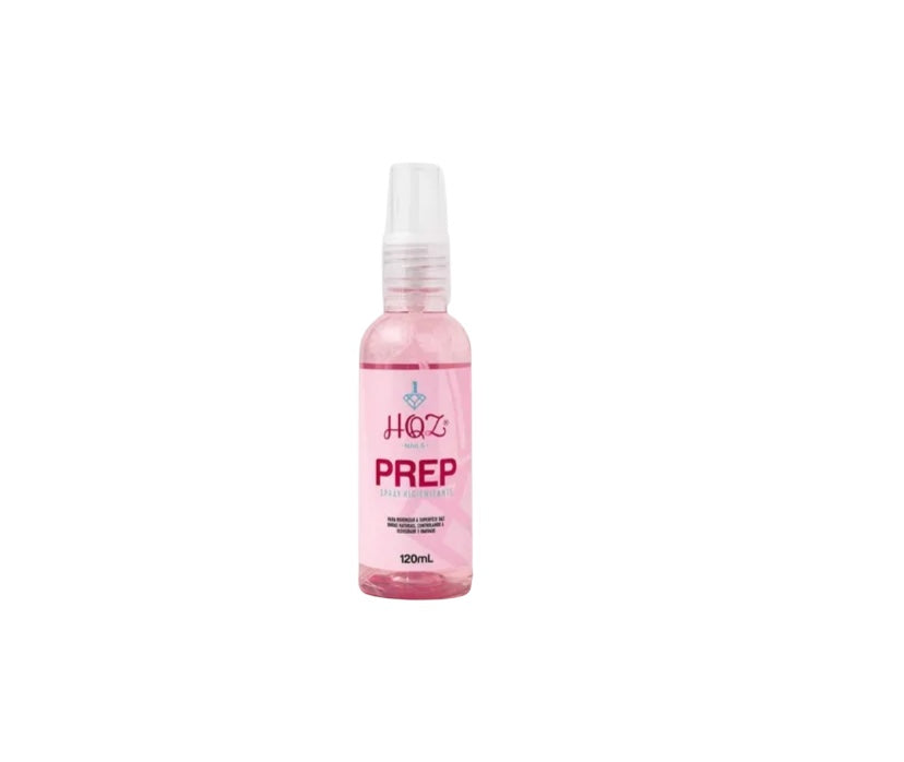 Prep higienizador spray 120ml HQZ Nails - com extrato de melaluca