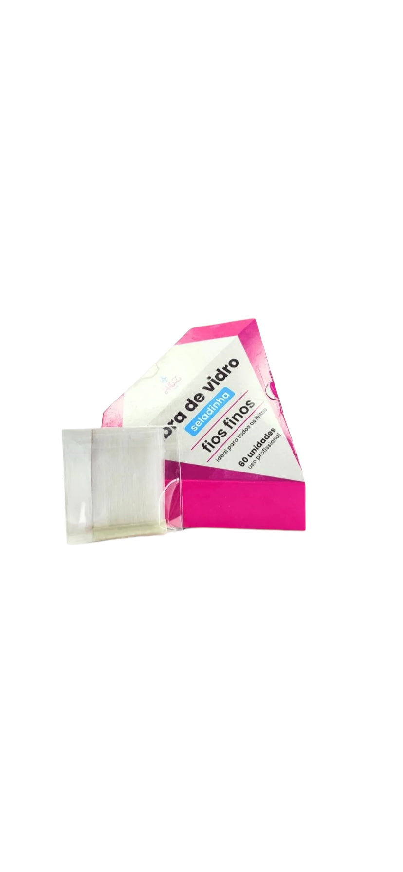 Fibra de Vidro Seladinha HQZ Nails com fios finos com 60 unidades Profissional