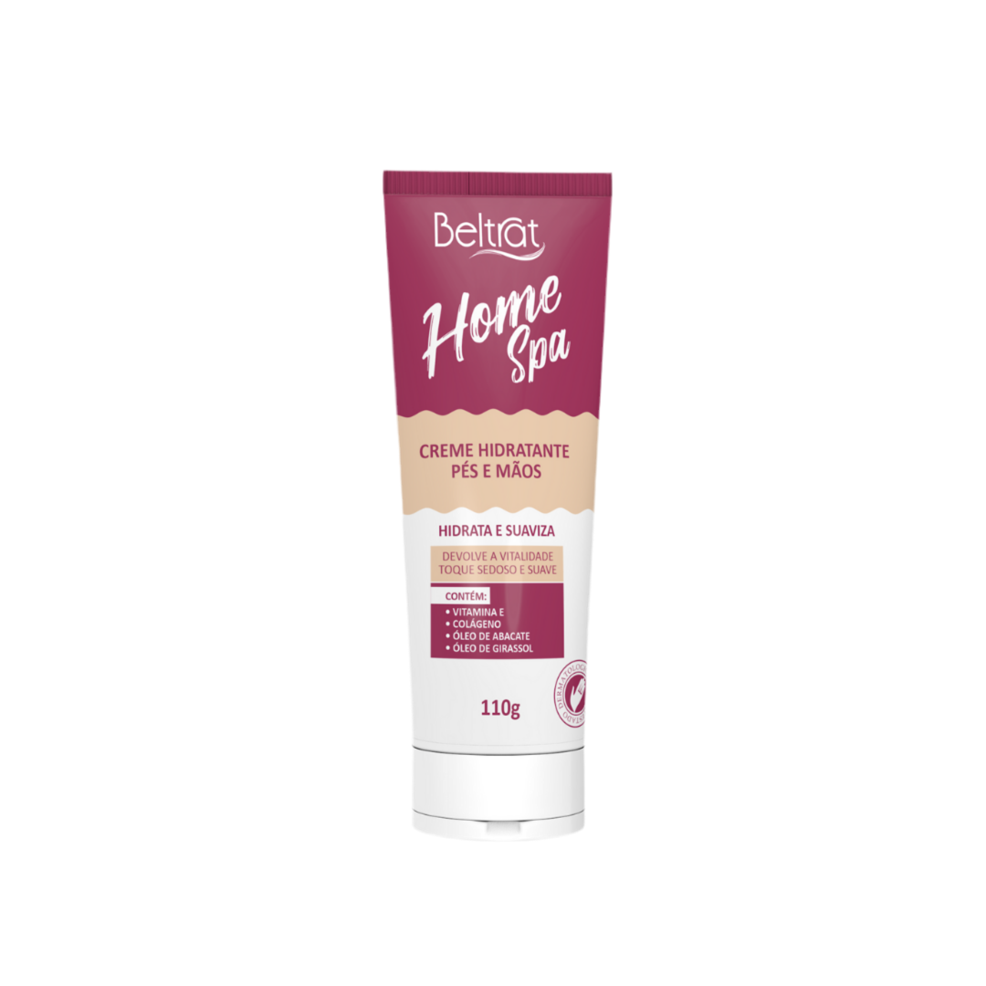 Creme Hidratante Home Spa Pés e Mãos 110g - Beltrat