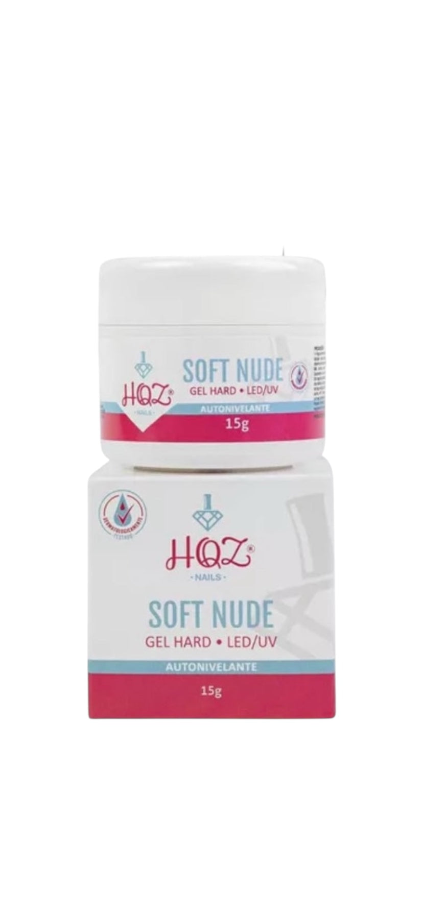 Gel Soft nude HQZ Nails 15g autonivelante