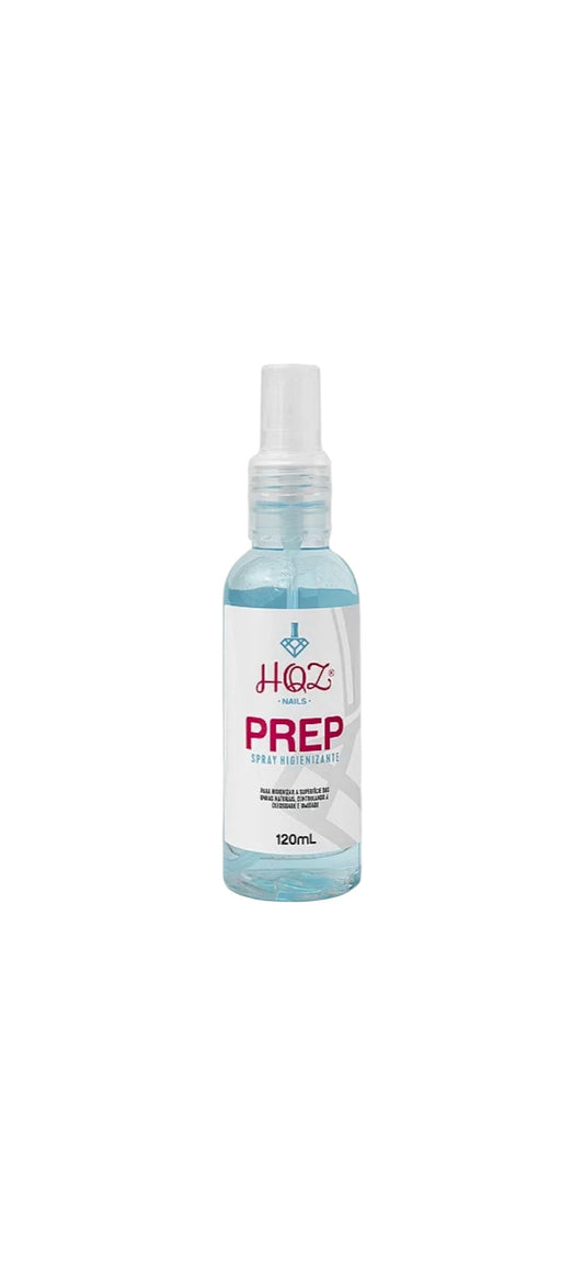 Prep higienizador spray 120ml HQZ Nails - com extrato de melaluca