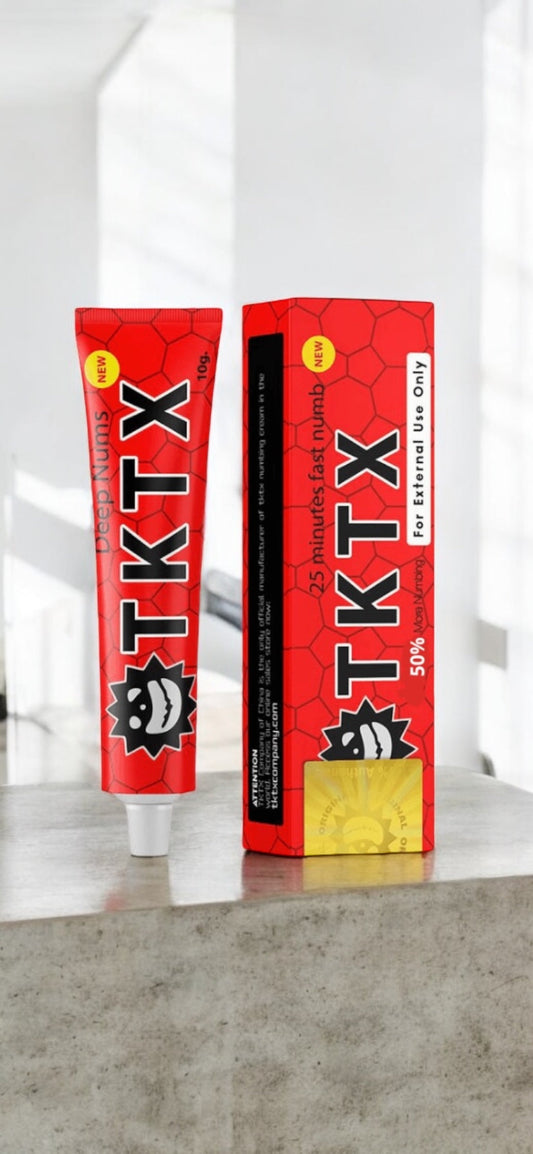 Pomada anestésico TKTX 50% Vermelha