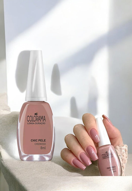 Esmalte Cremoso Chic bege - 8ml